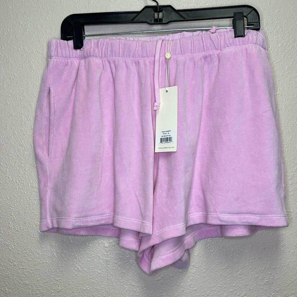 Suzie Kondi Track Shorts NWT Pink Petal Size XL